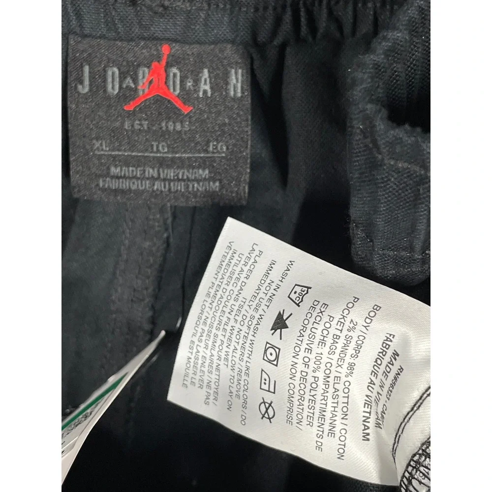 Jordan Essentials Woven Men Black Pants Standard Fit HF9329-010 XL New